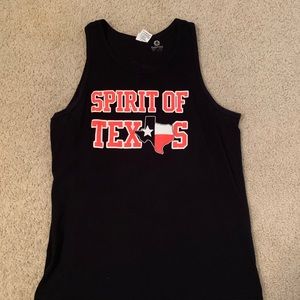 spirit of texas tank top cheer